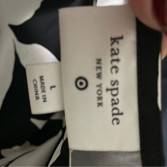 Kate Spade X Target Black and White Floral Crop Top - Picture 10 of 10